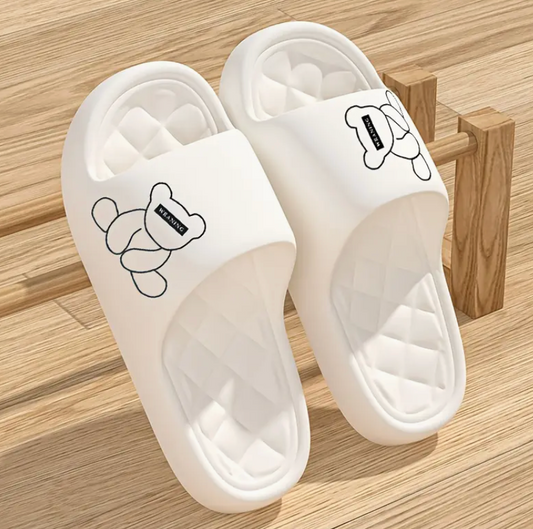 Bear Comfortable Easy Slip On Slides