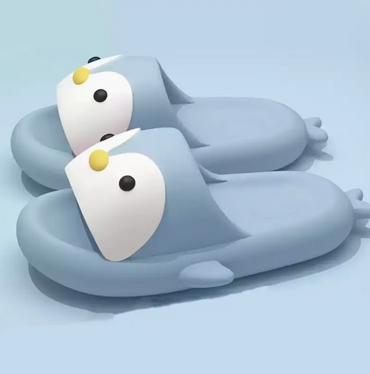Adorable Penguin Slip-On Slides