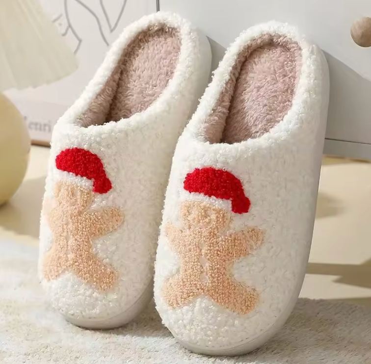 Cozy Christmas Holiday Slippers