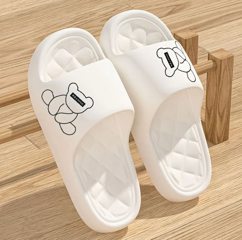 Bear Comfortable Easy Slip On Slides