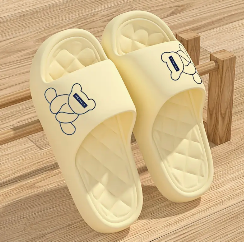 Bear Comfortable Easy Slip On Slides