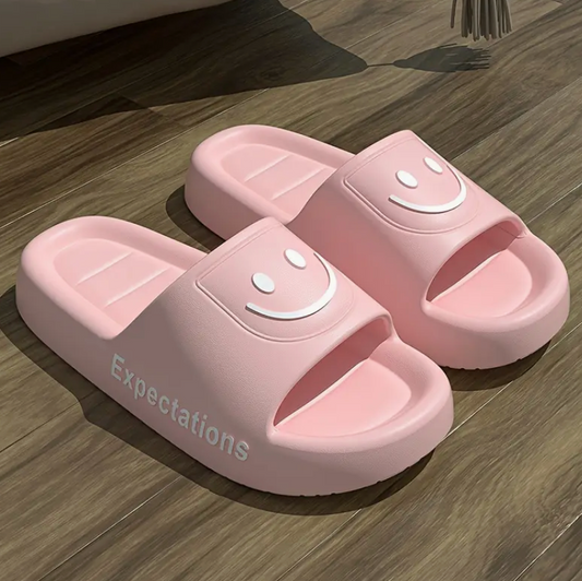 Cartoon Smile Comfortable Slip Ons