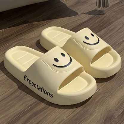 Cartoon Smile Comfortable Slip Ons