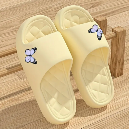 Butterfly Design Comfortable Slip-On Slides
