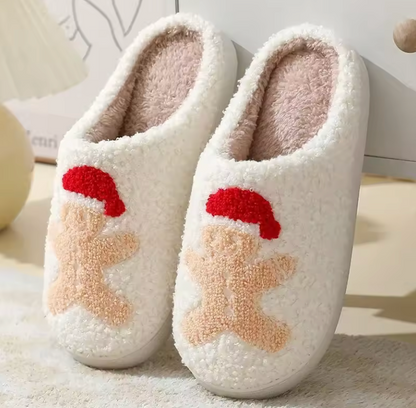 Cozy Christmas Holiday Slippers